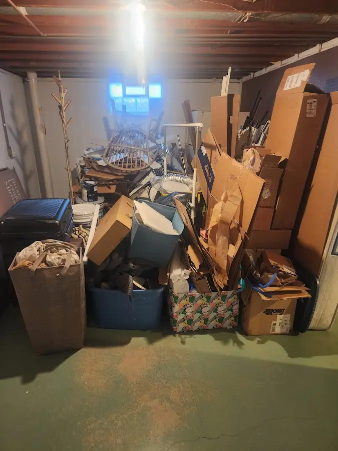 Roll-off dumpster container at job site for 20 Yard Dumpster Rental in Buena Vista